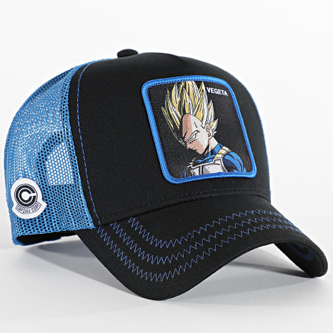 Dragon Ball Z - Casquette Trucker Vegeta Noir Bleu Roi