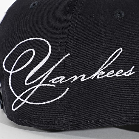 New Era - Casquette MLB Side Script 9Forty M-Crown NY New York Yankees 60915789 Bleu Marine