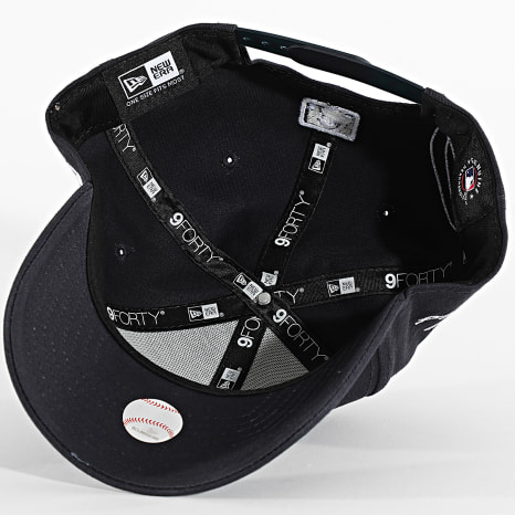 New Era - Casquette MLB Side Script 9Forty M-Crown NY New York Yankees 60915789 Bleu Marine