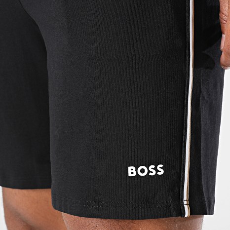 BOSS - Short Jogging A Bandes Unique 50566956 Noir