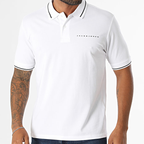 Jack And Jones - Polo Fusion Blanc