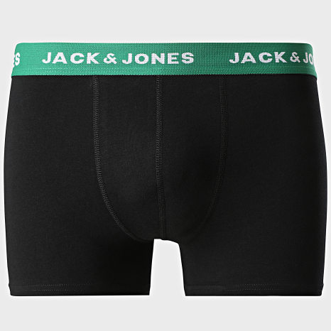 Jack And Jones - Lot De 12 Boxers Solid Bleu Marine Noir Gris Chiné Gris Anthracite Chiné