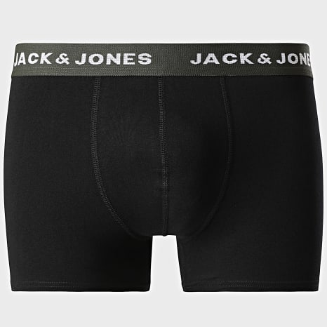 Jack And Jones - Lot De 12 Boxers Solid Bleu Marine Noir Gris Chiné Gris Anthracite Chiné