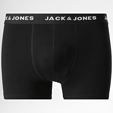 Jack And Jones - Lot De 5 Boxers Huey Vert Kaki Bordeaux Bleu Roi Bleu Marine Noir