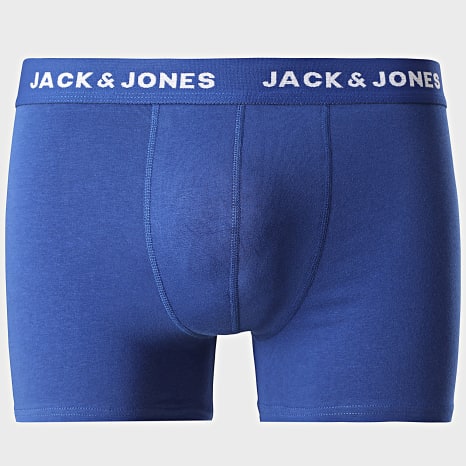 Jack And Jones - Lot De 10 Boxers Solid Vert Kaki Bordeaux Bleu Roi Bleu Marine Noir
