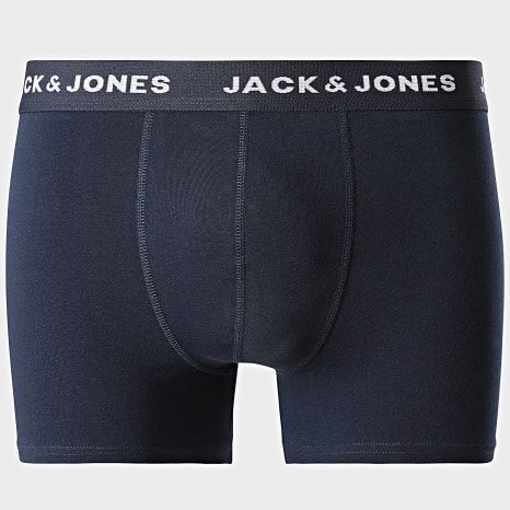 Jack And Jones - Lot De 10 Boxers Solid Vert Kaki Bordeaux Bleu Roi Bleu Marine Noir
