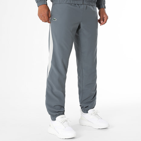Lacoste - Ensemble De Survetement Regular Fit Logo Crocodile Gris Anthracite