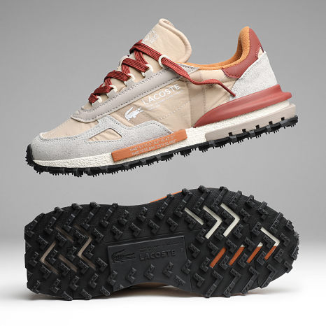 Lacoste - Baskets Elite Active 2263 Grey Light Tan