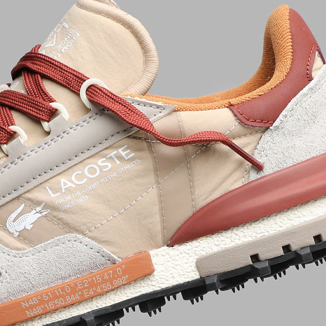 Lacoste - Baskets Elite Active 2263 Grey Light Tan