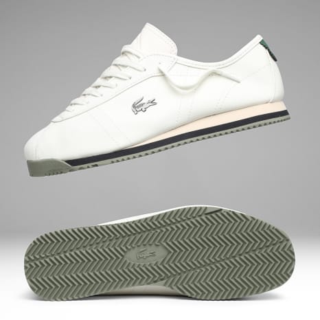 Lacoste - Baskets Club Low 2264 Off White Khaki