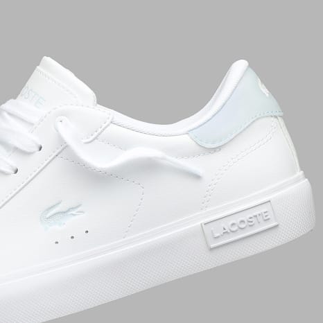 Lacoste - Baskets Femme Powercourt 2263 White Light Blue
