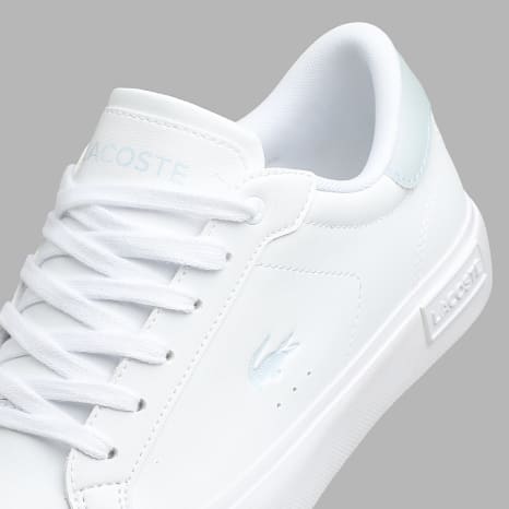 Lacoste - Baskets Femme Powercourt 2263 White Light Blue