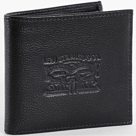 Levi's - Portefeuille En Cuir 77173 Noir