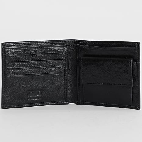 Levi's - Portefeuille En Cuir 77173 Noir
