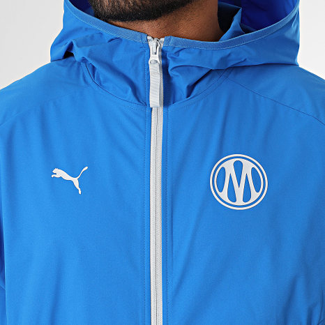Puma - Ensemble De Survêtement OM 786449 786450 Bleu Roi