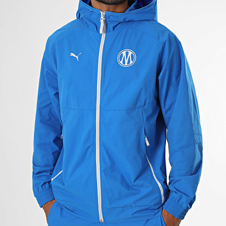 Puma - Ensemble De Survêtement OM 786449 786450 Bleu Roi