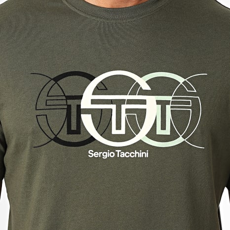 Sergio Tacchini - Tee Shirt Aurea 41741 Vert Kaki