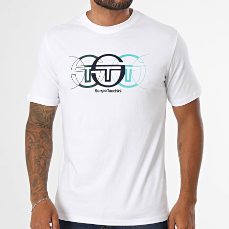 Sergio Tacchini - Tee Shirt Aurea 41741 Blanc