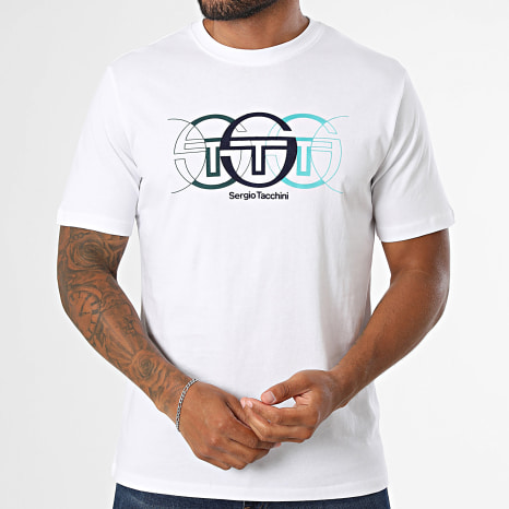 Sergio Tacchini - Tee Shirt Aurea 41741 Blanc