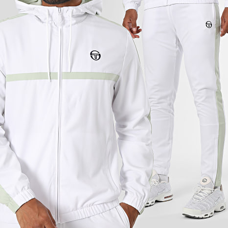 Sergio Tacchini - Ensemble De Survêtement Crannie Gemelli 41554 41560 Blanc Vert Clair