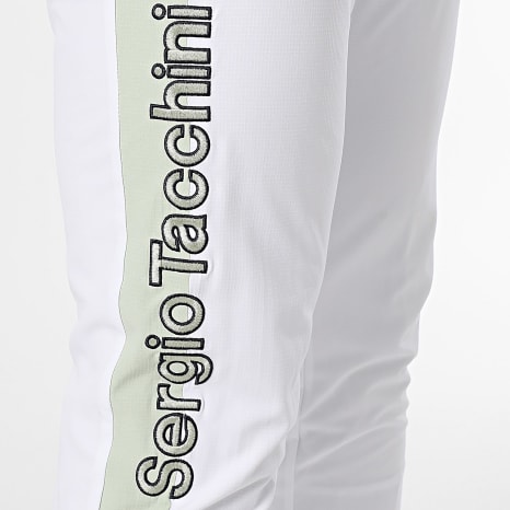 Sergio Tacchini - Ensemble De Survêtement Crannie Gemelli 41554 41560 Blanc Vert Clair