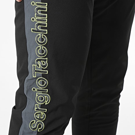 Sergio Tacchini - Ensemble De Survêtement Crannie Gemelli 41554 41560 Noir Gris Foncé