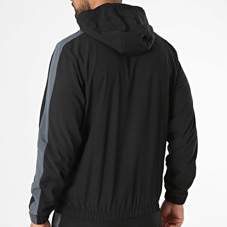Sergio Tacchini - Ensemble De Survêtement Crannie Gemelli 41554 41560 Noir Gris Foncé