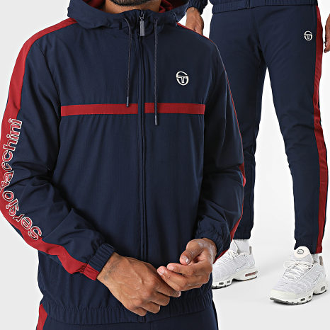 Sergio Tacchini - Ensemble De Survêtement Crannie Gemelli 41554 41560 Bleu Marine Rouge