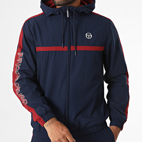 Sergio Tacchini - Ensemble De Survêtement Crannie Gemelli 41554 41560 Bleu Marine Rouge