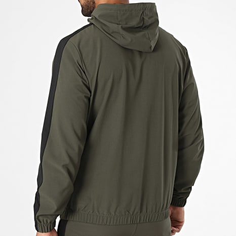 Sergio Tacchini - Ensemble De Survêtement Crannie Gemelli 41554 41560 Vert Kaki Noir
