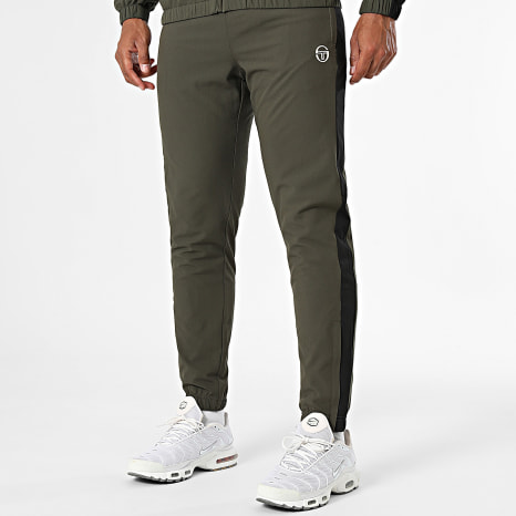 Sergio Tacchini - Ensemble De Survêtement Crannie Gemelli 41554 41560 Vert Kaki Noir