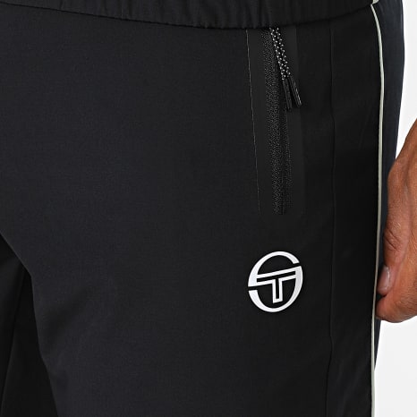 Sergio Tacchini - Ensemble De Survêtement Grecale 41724 41725 Vert Clair Noir