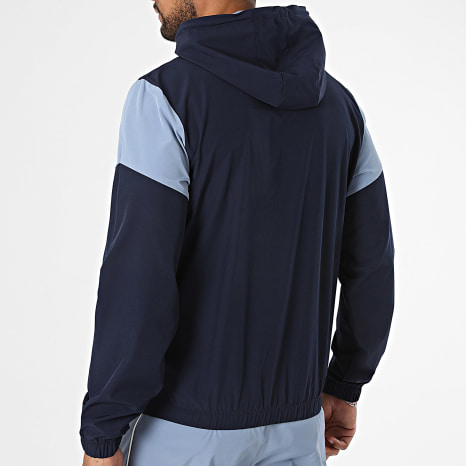 Sergio Tacchini - Ensemble De Survêtement Grecale 41724 41725 Bleu Marine Bleu Clair