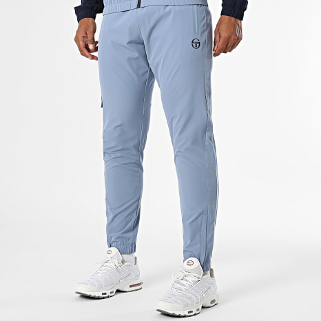 Sergio Tacchini - Ensemble De Survêtement Grecale 41724 41725 Bleu Marine Bleu Clair