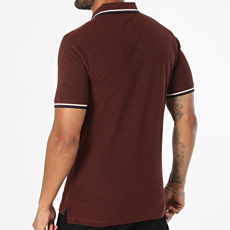 Jack And Jones - Polo Manches Courtes Paulos Bordeaux