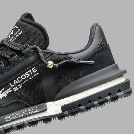 Lacoste - Baskets Femme Elite Active 2262 Off Black Off White
