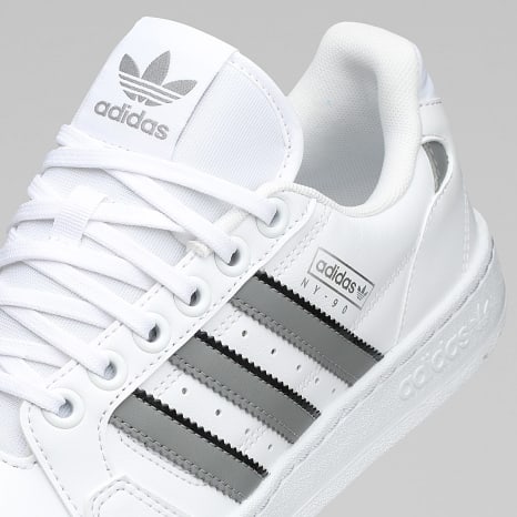 Adidas Originals - Sneakers NY 90 Stripes Wit Grijs Zwart
