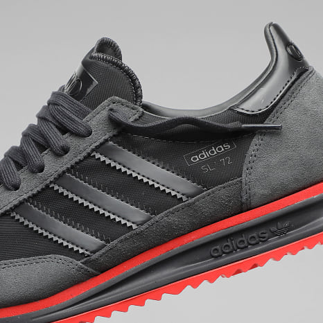 Adidas Originals - Baskets SL 72 RS Audi KJ1203 Utility Black Hi-Res Red