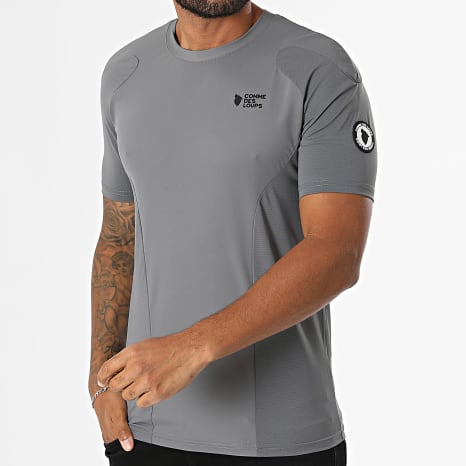 Comme Des Loups - Tee Shirt De Sport Fighter Gris Anthracite