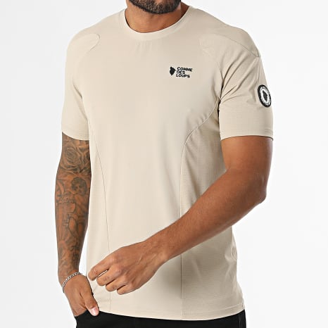 Comme Des Loups - Tee Shirt De Sport Fighter Beige