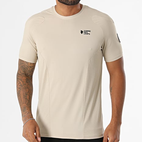 Comme Des Loups - Tee Shirt De Sport Fighter Beige