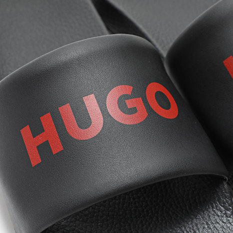HUGO - Claquettes Timein Slid 50568765 Black