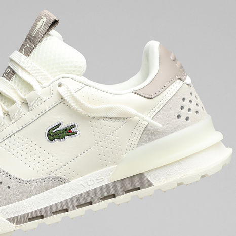 Lacoste - Baskets Femme Slam Break 226 Off White Grey