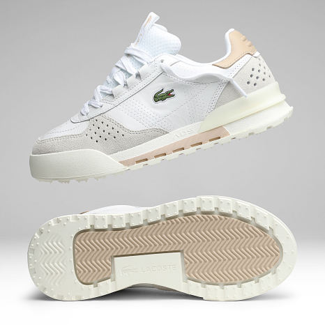 Lacoste - Baskets Femme Slam Break 226 White Light Tan