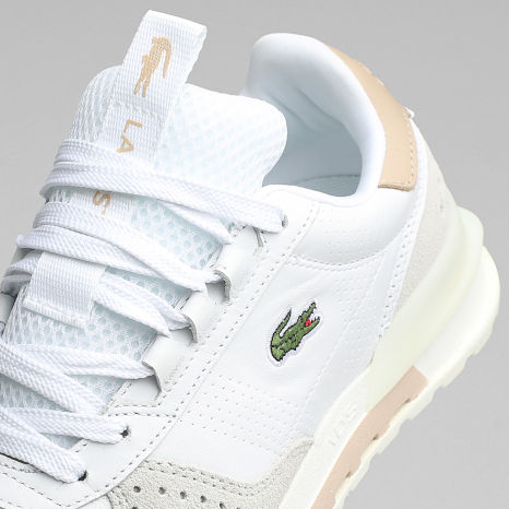 Lacoste - Baskets Femme Slam Break 226 White Light Tan