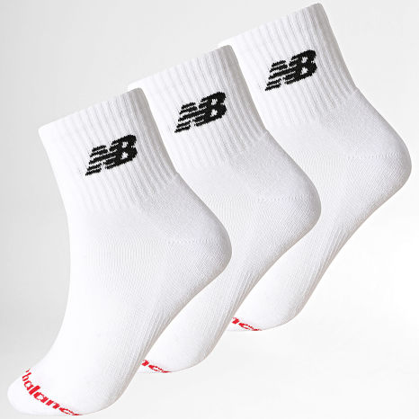 New Balance - Lot De 3 Paires De Chaussettes LAS51303 Blanc