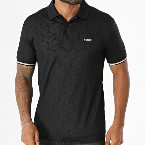 BOSS - Polo Manches Courtes Slim Fit Game 1 50564785 Noir