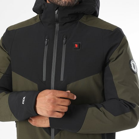 Comme Des Loups - Parka Chauffante Chamonix 2 Vert Kaki Noir