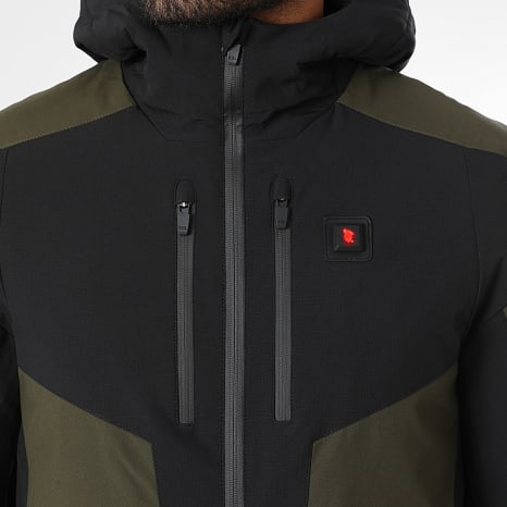 Comme Des Loups - Parka Chauffante Chamonix 2 Vert Kaki Noir