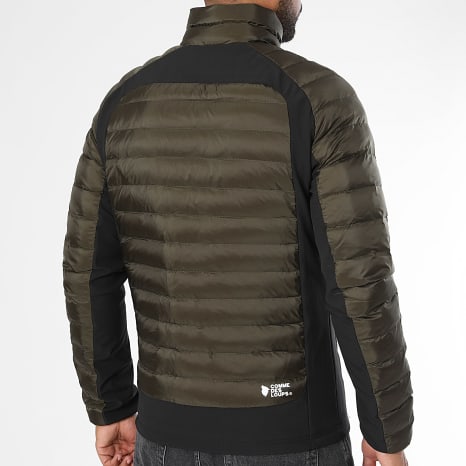 Comme Des Loups - Doudoune Chauffante Springs Vert Kaki Noir